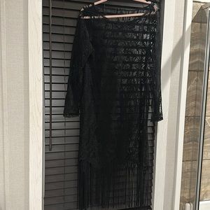 Lace overlay for dress or bathing suit